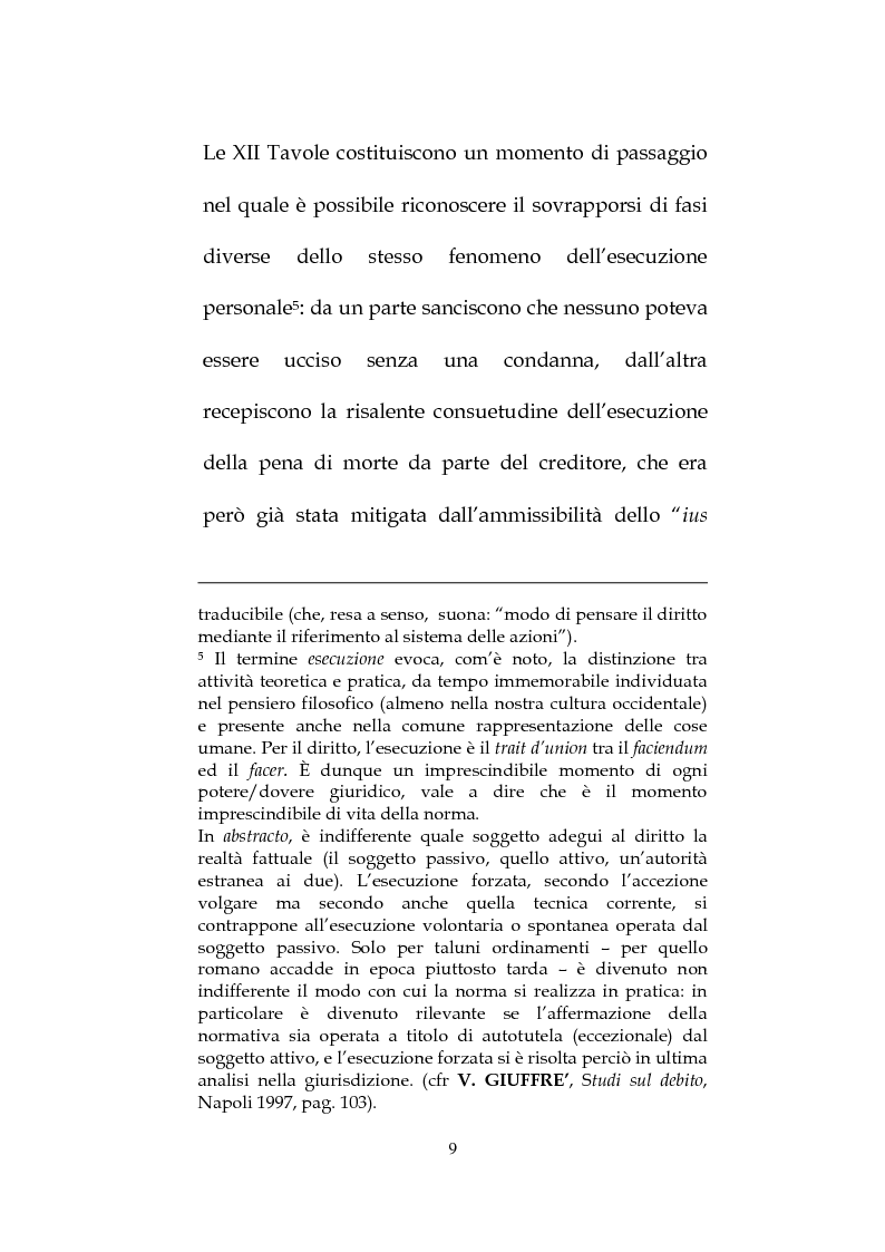 Anteprima della tesi: La procedura esecutiva personale sul debitore insolvente, Pagina 8