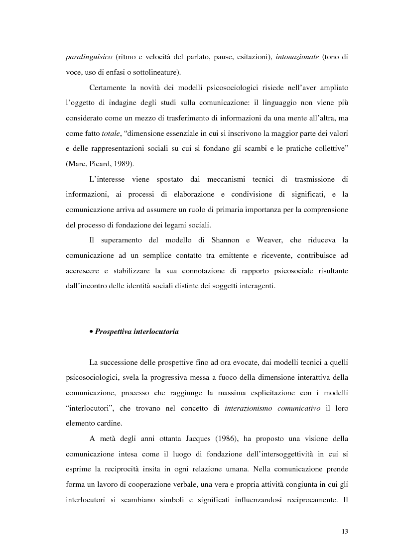 Anteprima della tesi: La comunicazione nelle imprese sociali: il progetto di una newsletter, Pagina 11