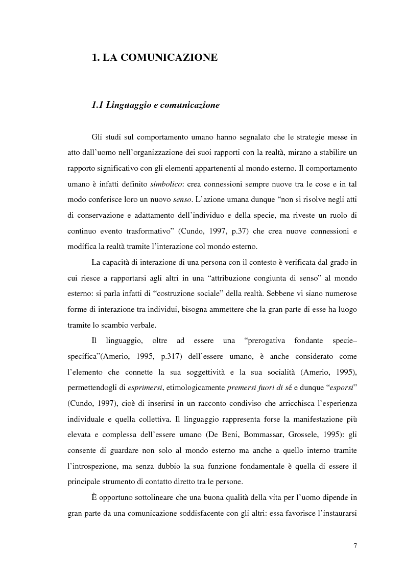 Anteprima della tesi: La comunicazione nelle imprese sociali: il progetto di una newsletter, Pagina 5