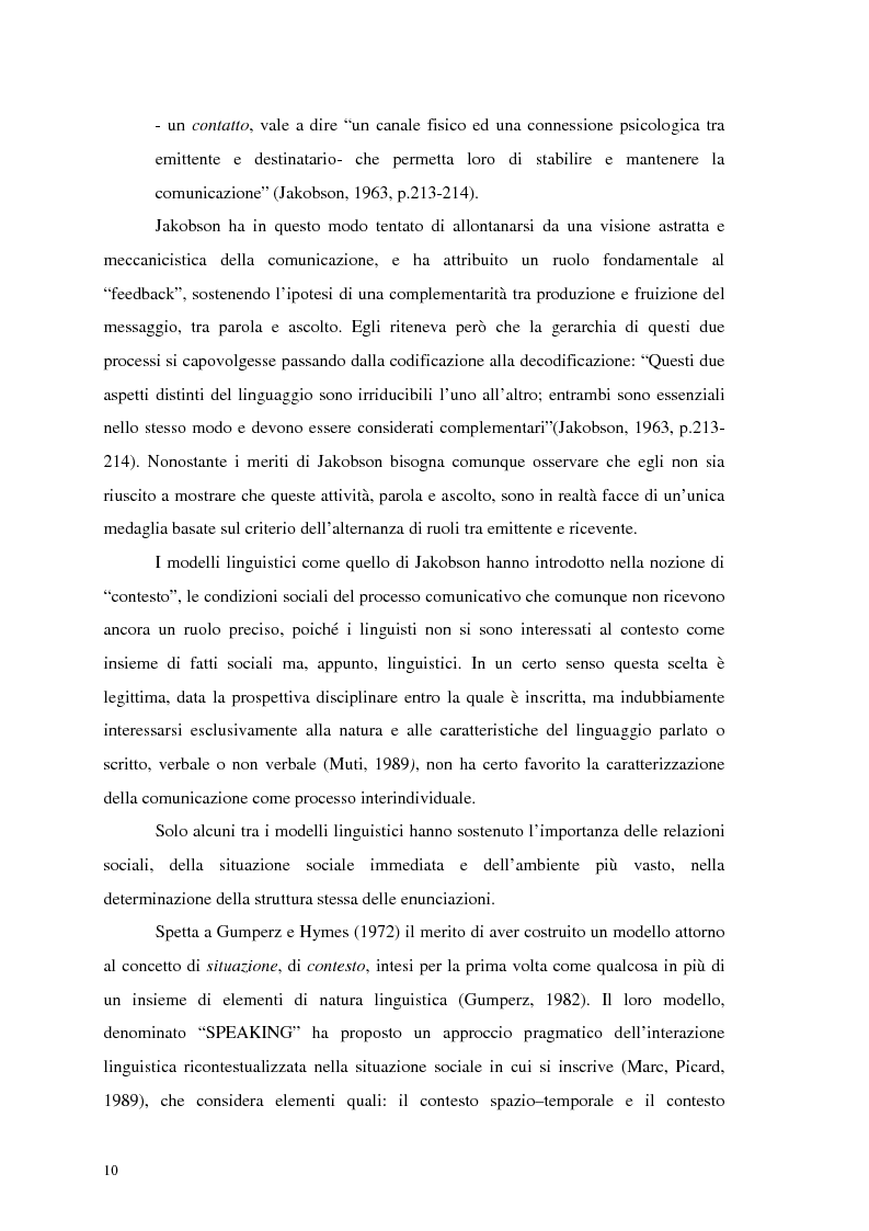 Anteprima della tesi: La comunicazione nelle imprese sociali: il progetto di una newsletter, Pagina 8