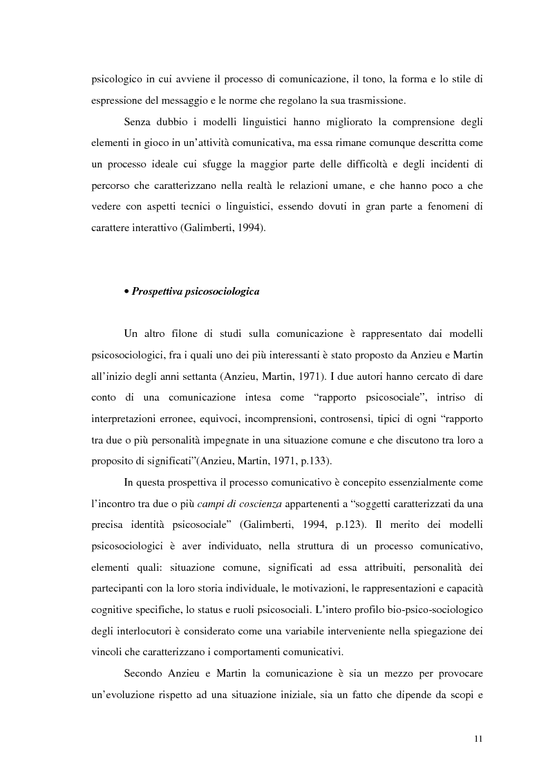 Anteprima della tesi: La comunicazione nelle imprese sociali: il progetto di una newsletter, Pagina 9