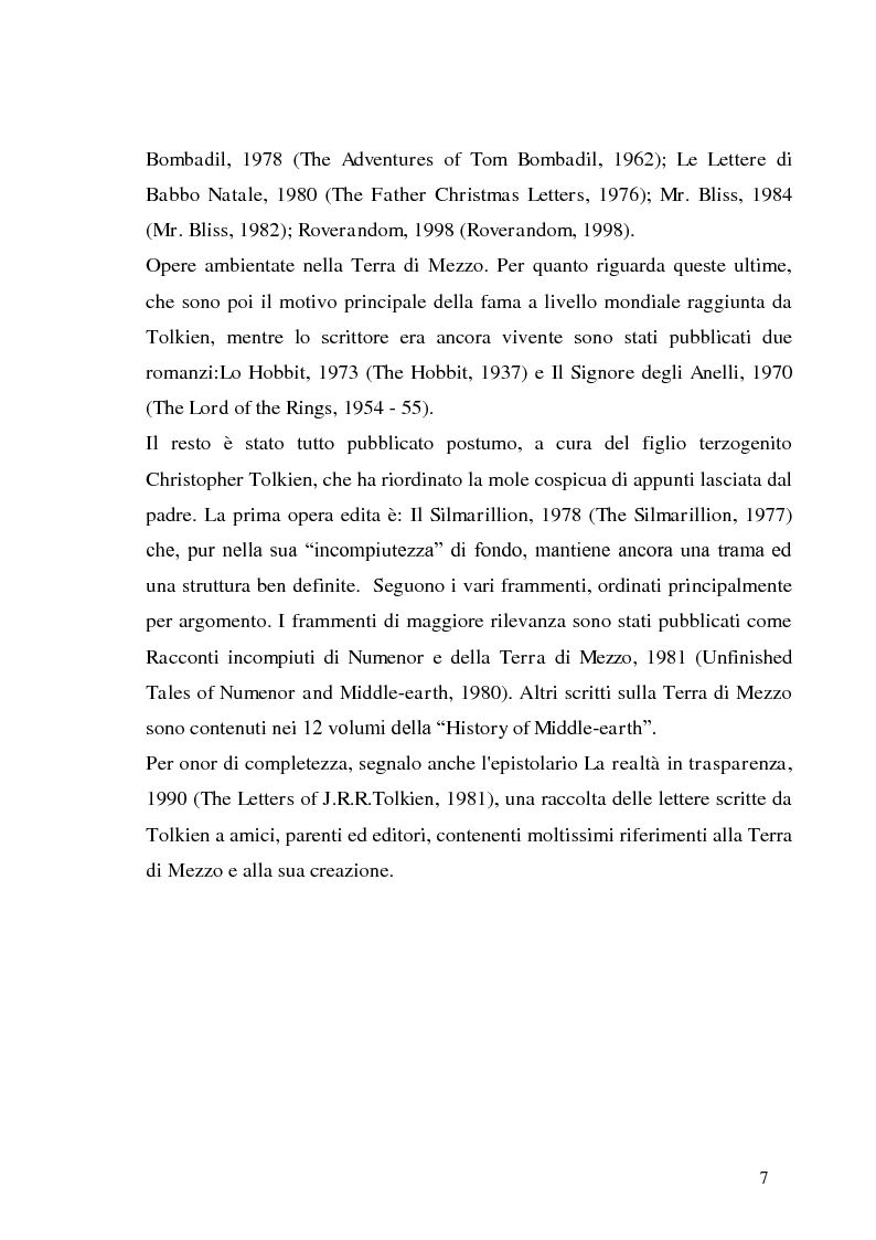 Anteprima della tesi: J.R.R. Tolkien e l’epica omerica, Pagina 7