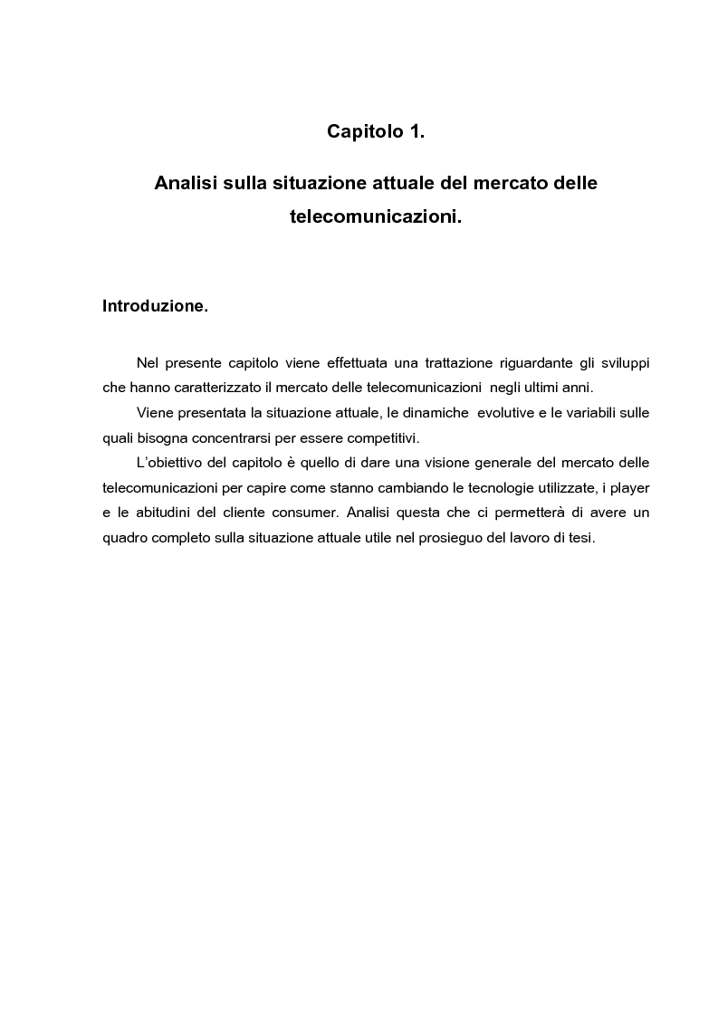 Anteprima della tesi: L'evoluzione dei canali di vendita nel settore delle telecomunicazioni mobili e concept sulle ferrovie del futuro., Pagina 2