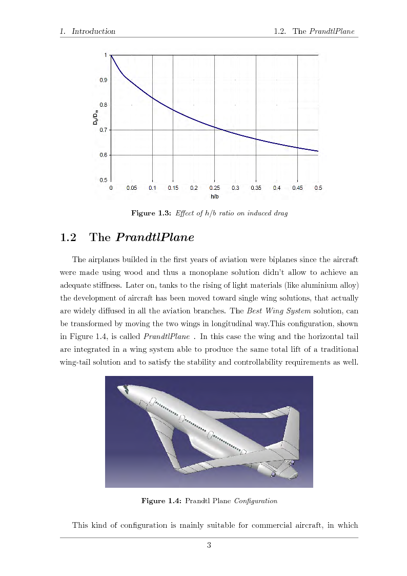 Anteprima della tesi: Structural design of a ULM PrandtlPlane wing system, Pagina 4