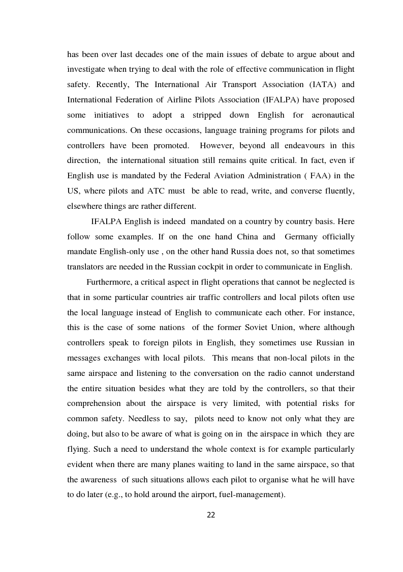 Anteprima della tesi: AIRSPEAK - The Importance of Effective Communication in Flight Safety, Pagina 12