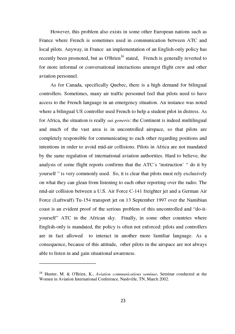 Anteprima della tesi: AIRSPEAK - The Importance of Effective Communication in Flight Safety, Pagina 13