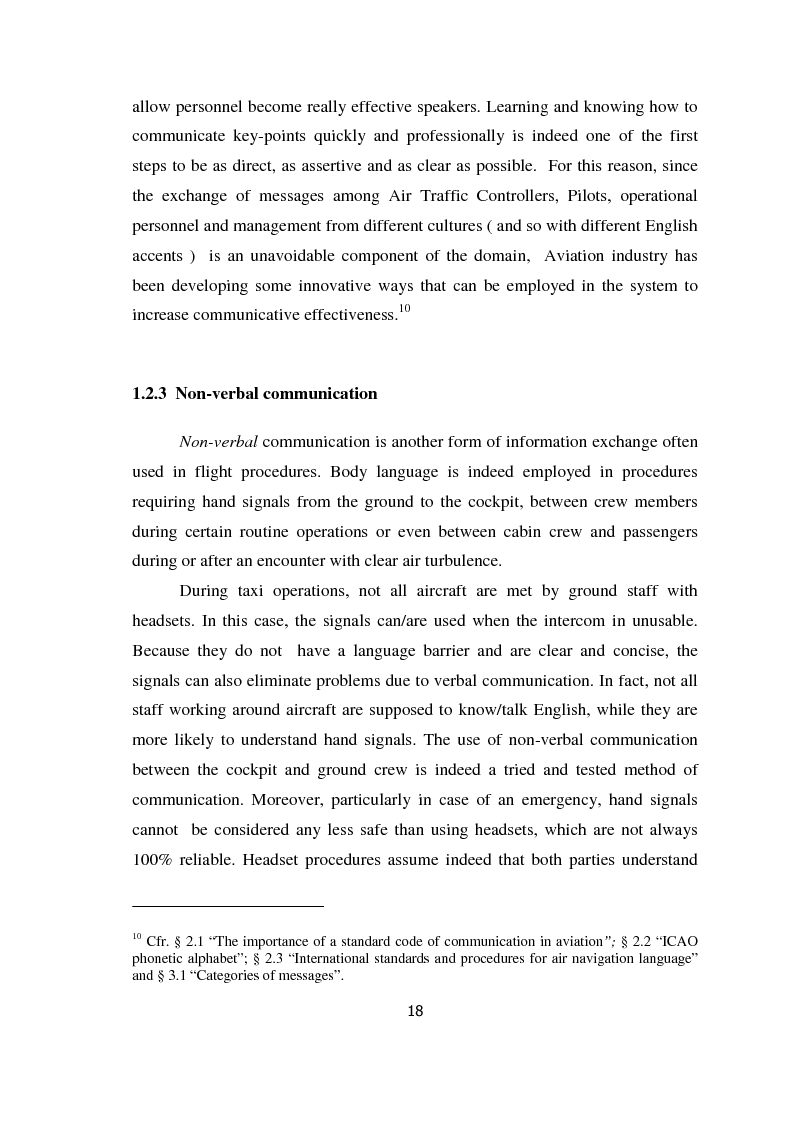 Anteprima della tesi: AIRSPEAK - The Importance of Effective Communication in Flight Safety, Pagina 8