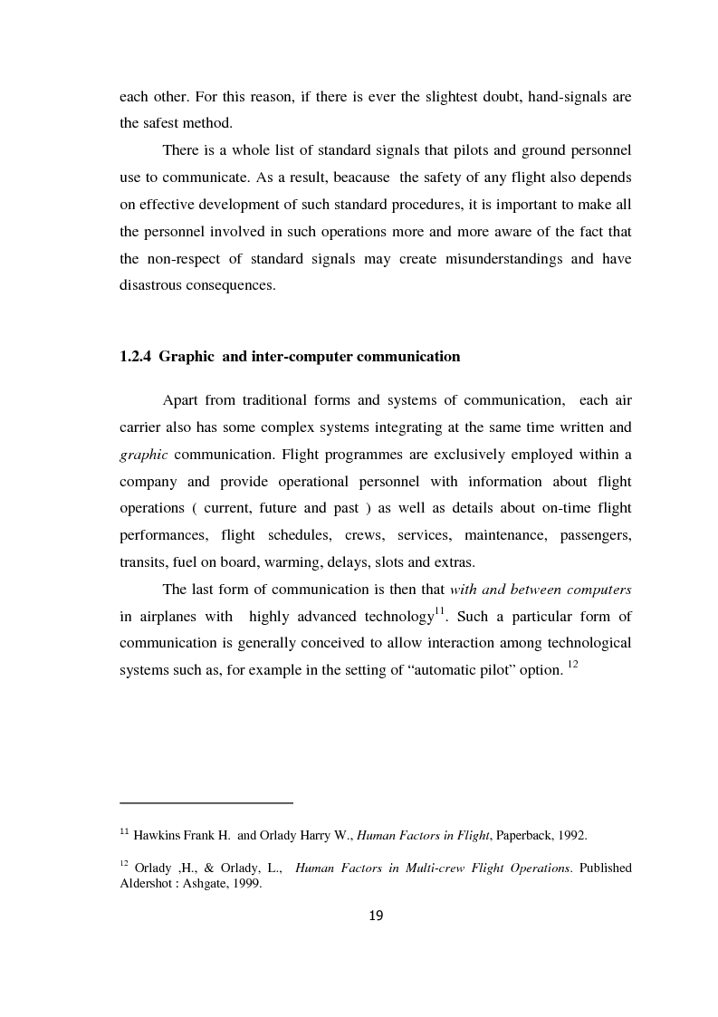 Anteprima della tesi: AIRSPEAK - The Importance of Effective Communication in Flight Safety, Pagina 9