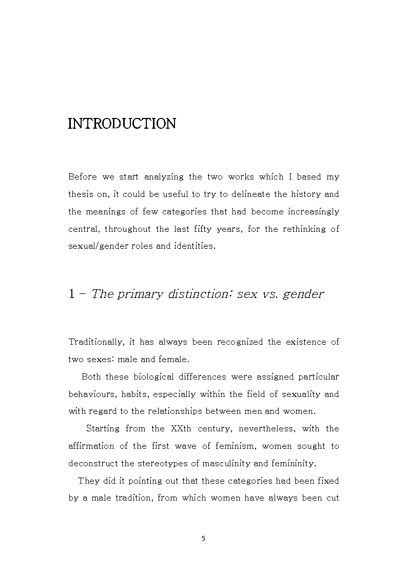 Anteprima della tesi: ''We are what we wear''. The politics of transvestism and cross-dressing in ''The Fox'' (1923) and Orlando (1928), Pagina 4