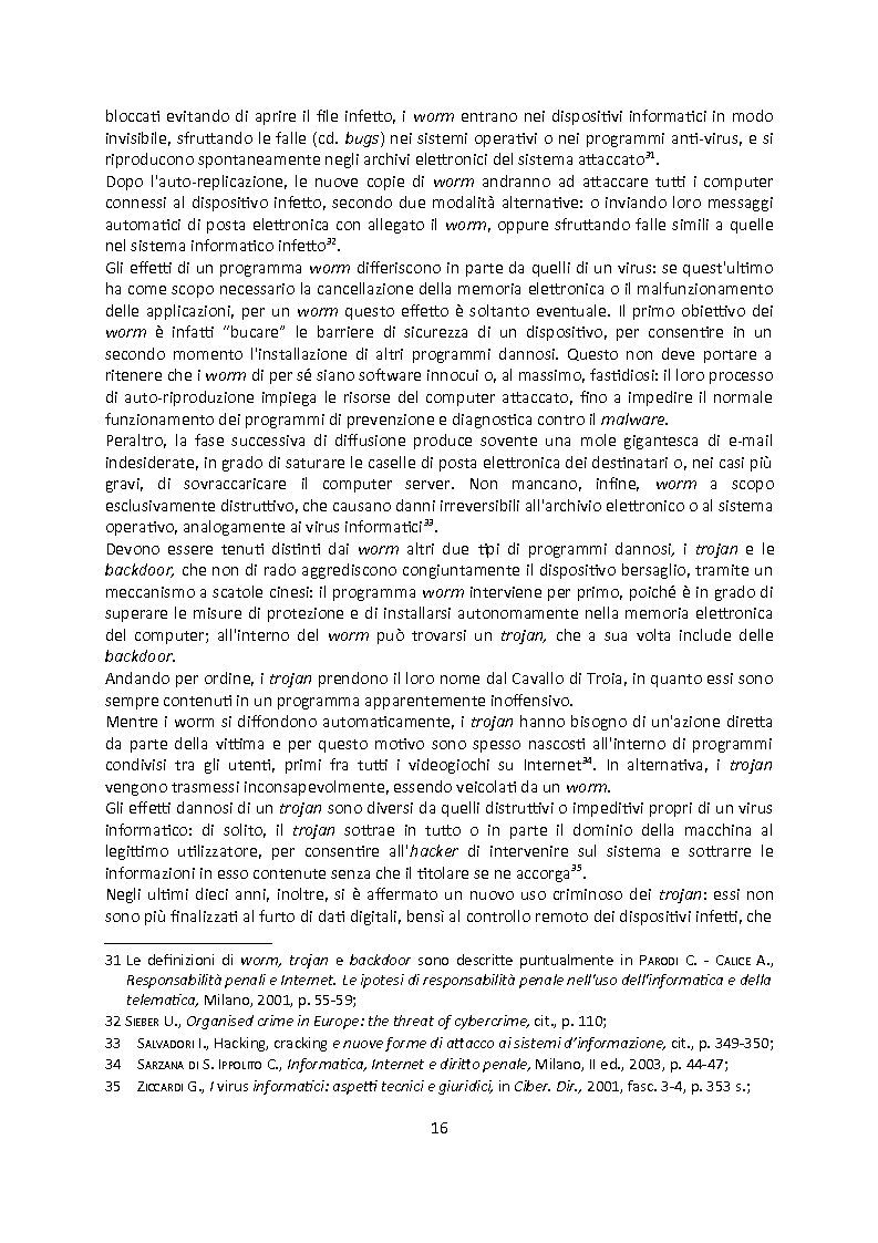 Anteprima della tesi: Cybercrime. Analisi empirica e normativa dei reati informatici. La cooperazione internazionale., Pagina 12