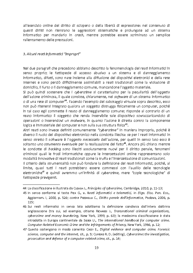 Anteprima della tesi: Cybercrime. Analisi empirica e normativa dei reati informatici. La cooperazione internazionale., Pagina 15