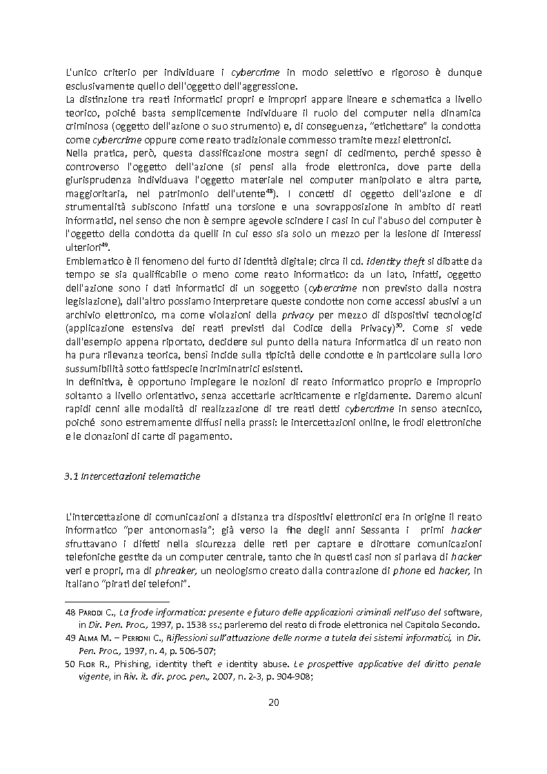 Anteprima della tesi: Cybercrime. Analisi empirica e normativa dei reati informatici. La cooperazione internazionale., Pagina 16