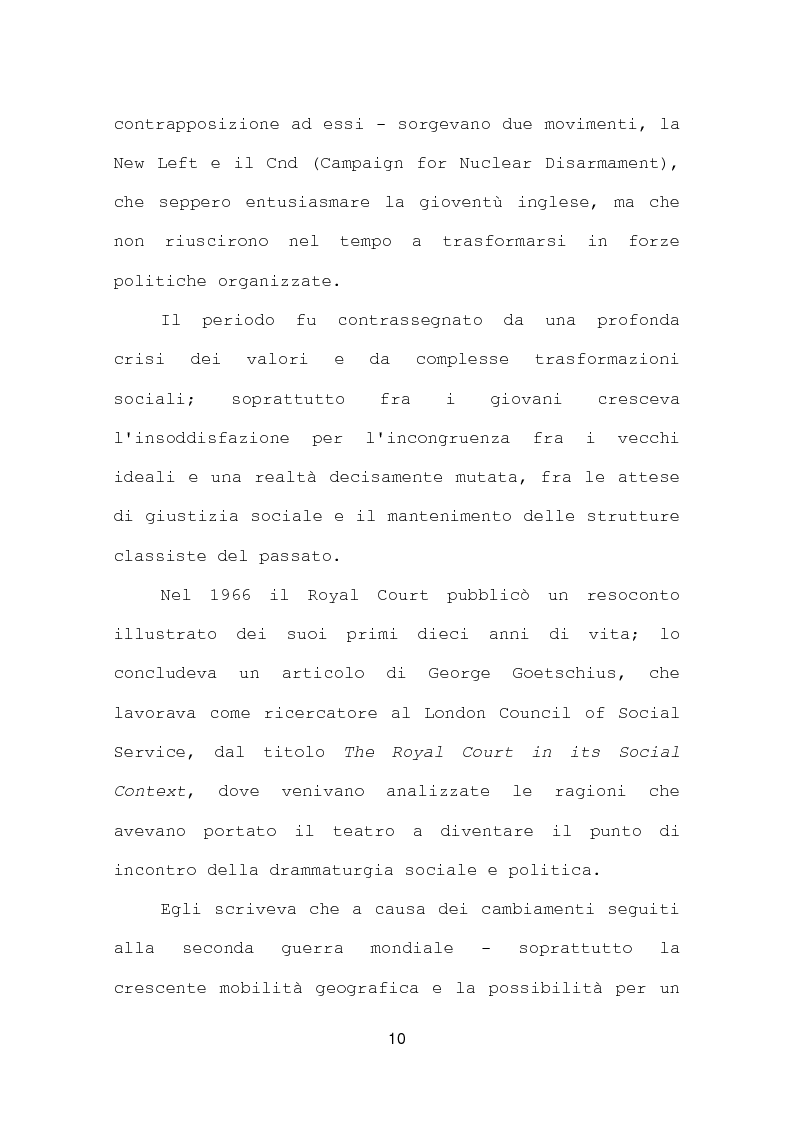 Anteprima della tesi: La più recente produzione teatrale di Edward Bond, Pagina 10