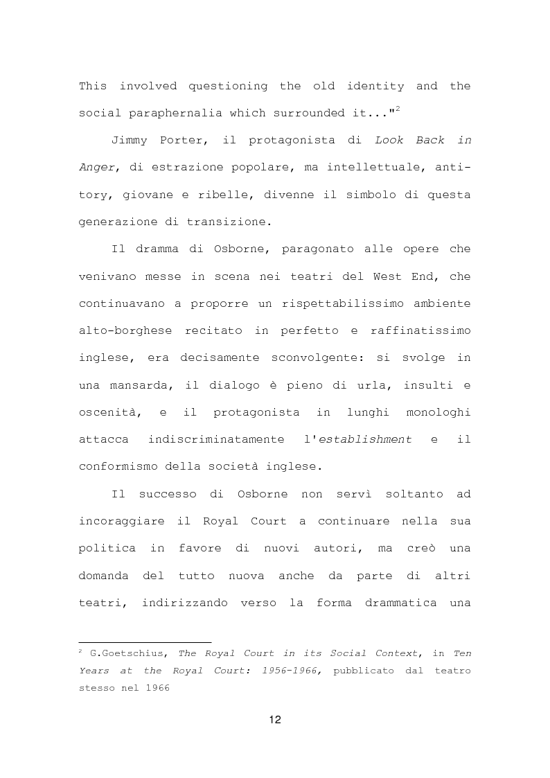 Anteprima della tesi: La più recente produzione teatrale di Edward Bond, Pagina 12