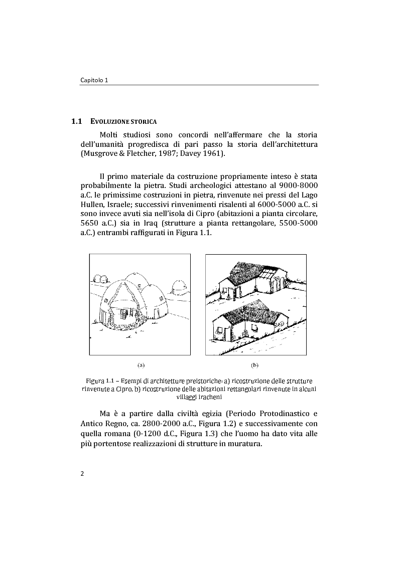 Anteprima della tesi: Analisi non lineare di pareti murarie sotto azioni orizzontali: modellazione a telaio Equivalente, Pagina 3