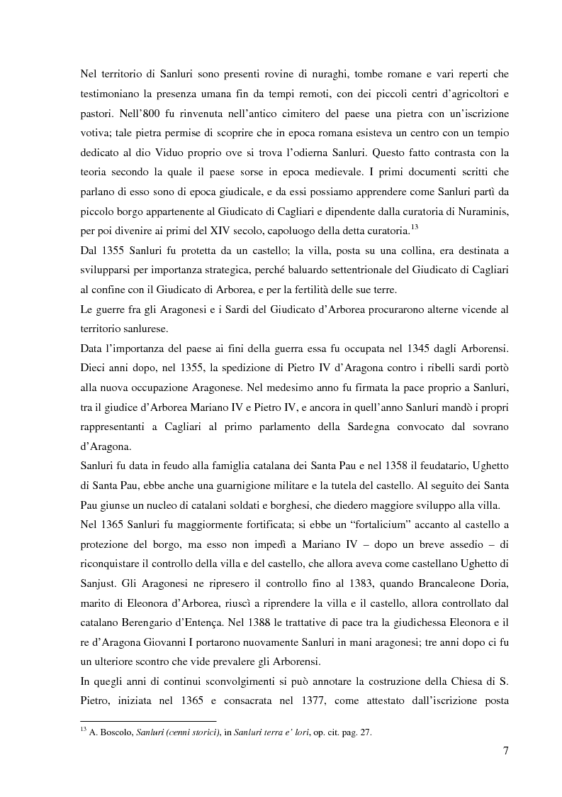 Anteprima della tesi: Dalla pace alla battaglia di Sanluri (1355-1409). Fonti documentarie e cronachistiche, Pagina 6