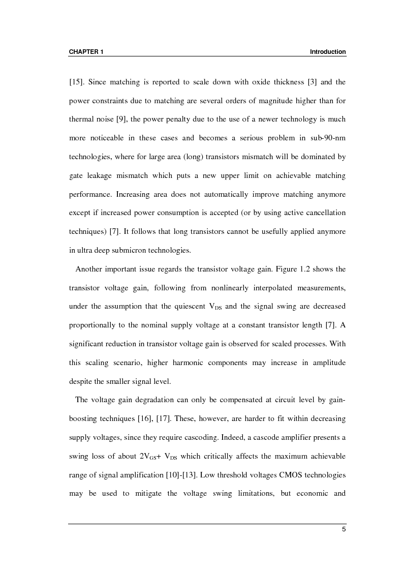 Anteprima della tesi: Nested Miller Compensation topologies: analysis, comparison, design and new solutions, Pagina 8