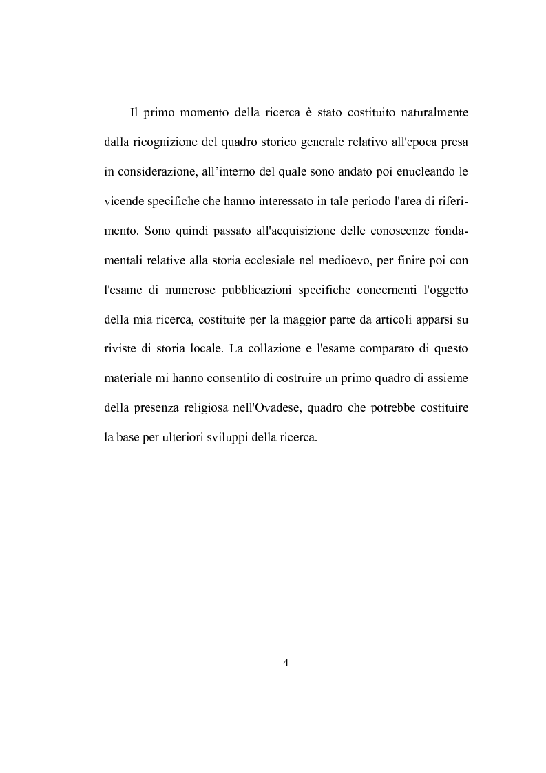 Anteprima della tesi: Strutture ecclesiastiche dell'Ovadese medioevale, Pagina 3