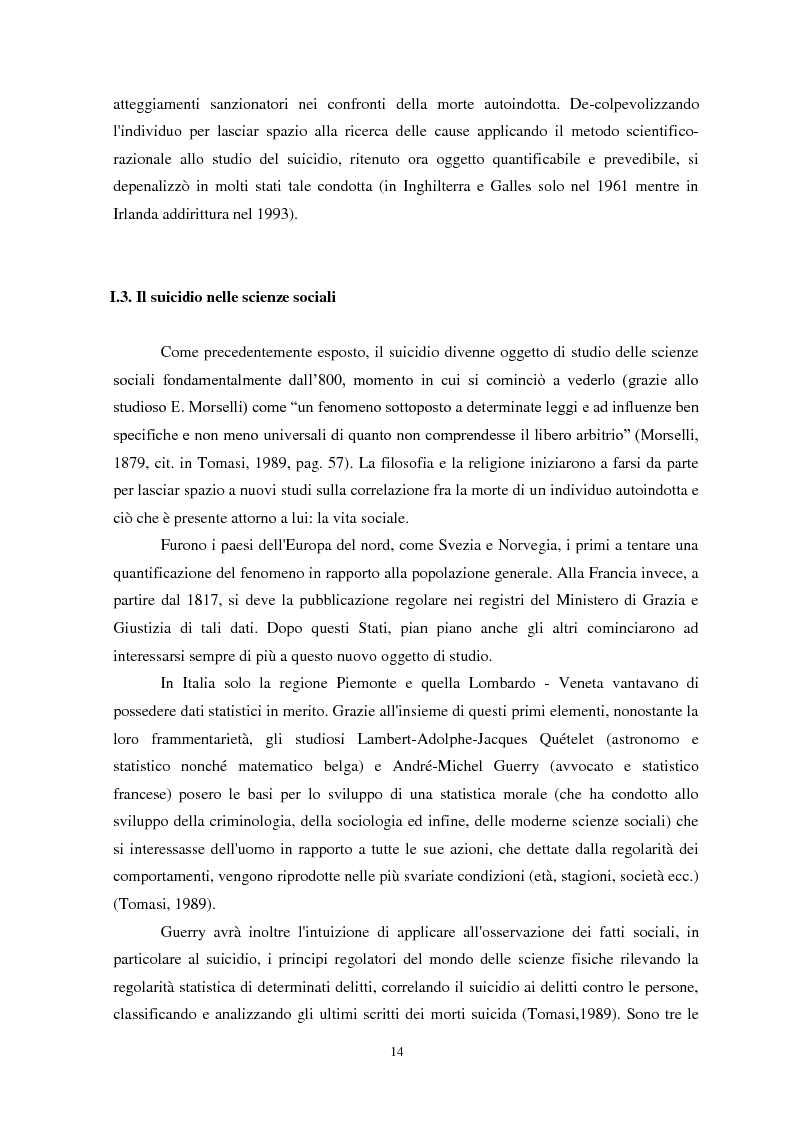 Anteprima della tesi: Il suicidio in carcere: analisi di alcuni istituti penitenziari sardi, Pagina 11