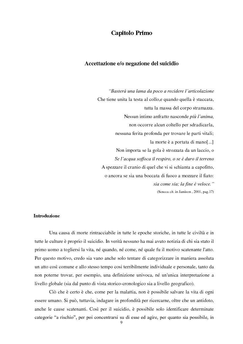 Anteprima della tesi: Il suicidio in carcere: analisi di alcuni istituti penitenziari sardi, Pagina 6