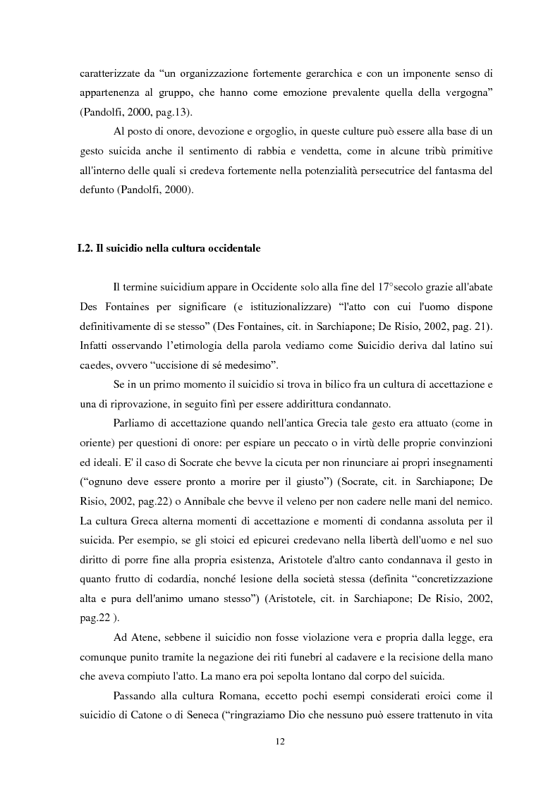 Anteprima della tesi: Il suicidio in carcere: analisi di alcuni istituti penitenziari sardi, Pagina 9