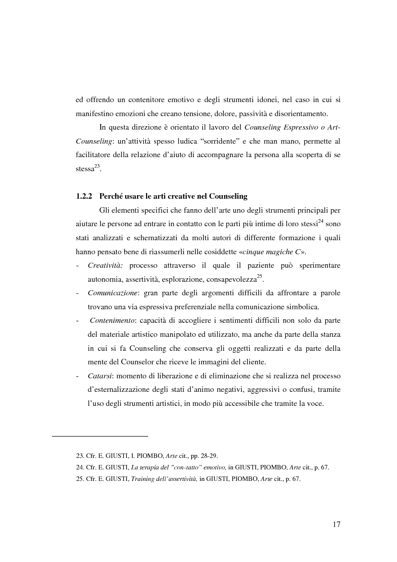 Anteprima della tesi: L'Arte e L'Espressività nel programma educativo e terapeutico di una comunità per minori e adolescenti, Pagina 11