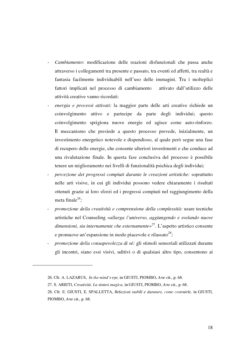 Anteprima della tesi: L'Arte e L'Espressività nel programma educativo e terapeutico di una comunità per minori e adolescenti, Pagina 12