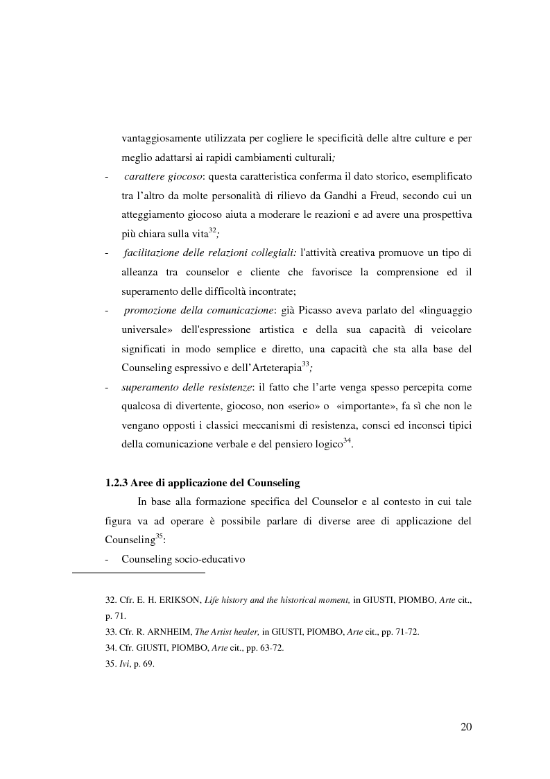 Anteprima della tesi: L'Arte e L'Espressività nel programma educativo e terapeutico di una comunità per minori e adolescenti, Pagina 14