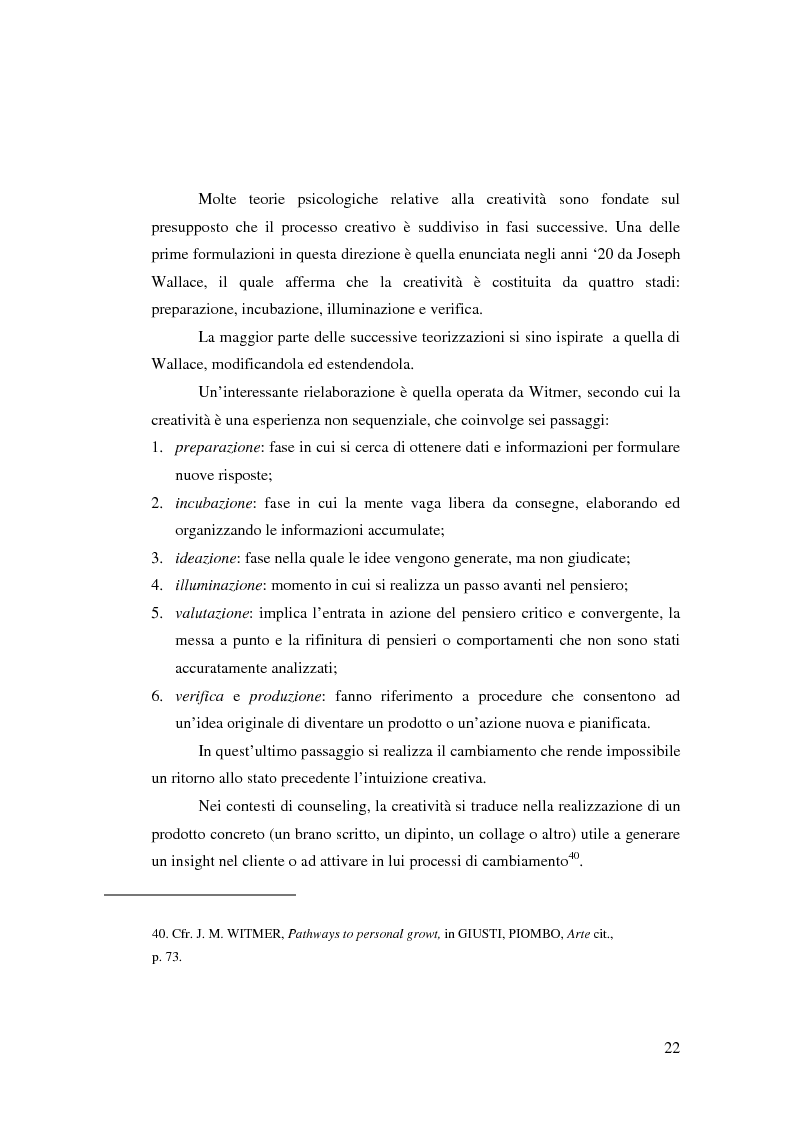 Anteprima della tesi: L'Arte e L'Espressività nel programma educativo e terapeutico di una comunità per minori e adolescenti, Pagina 16