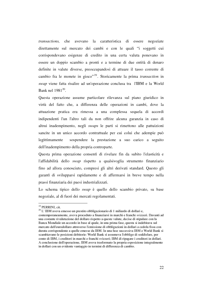 Estratto dalla tesi: Gli strumenti finanziari derivati: profili strutturali e funzionali.