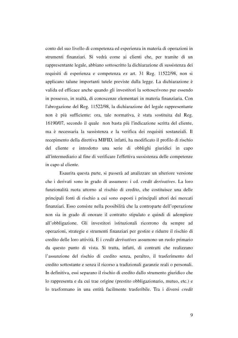 Anteprima della tesi: Gli strumenti finanziari derivati: profili strutturali e funzionali., Pagina 4