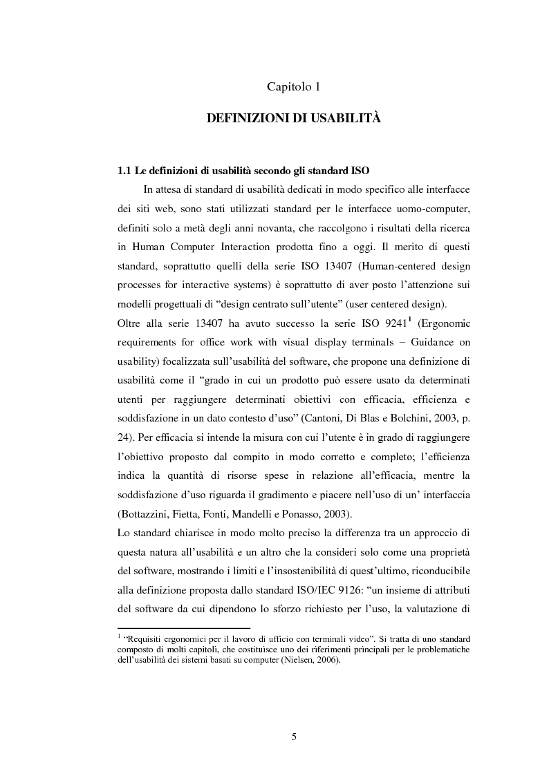 Anteprima della tesi: Bibliotechediroma.it: usabilità percepita dagli utenti e dagli operatori, Pagina 5