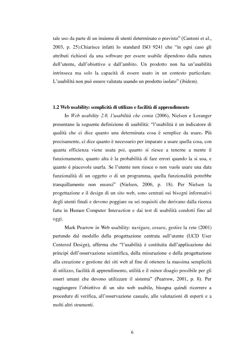 Anteprima della tesi: Bibliotechediroma.it: usabilità percepita dagli utenti e dagli operatori, Pagina 6