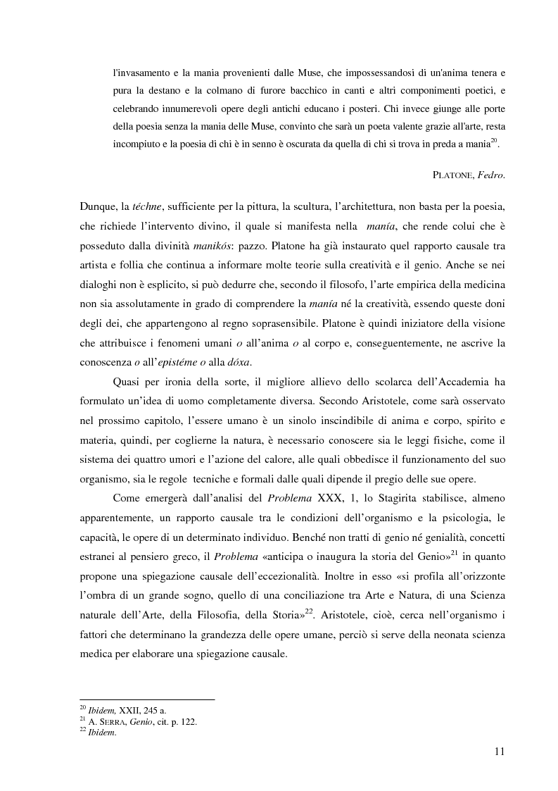 Anteprima della tesi: Il corpo dell'arte. Aspetti e problemi di Neuroestetica, Pagina 9