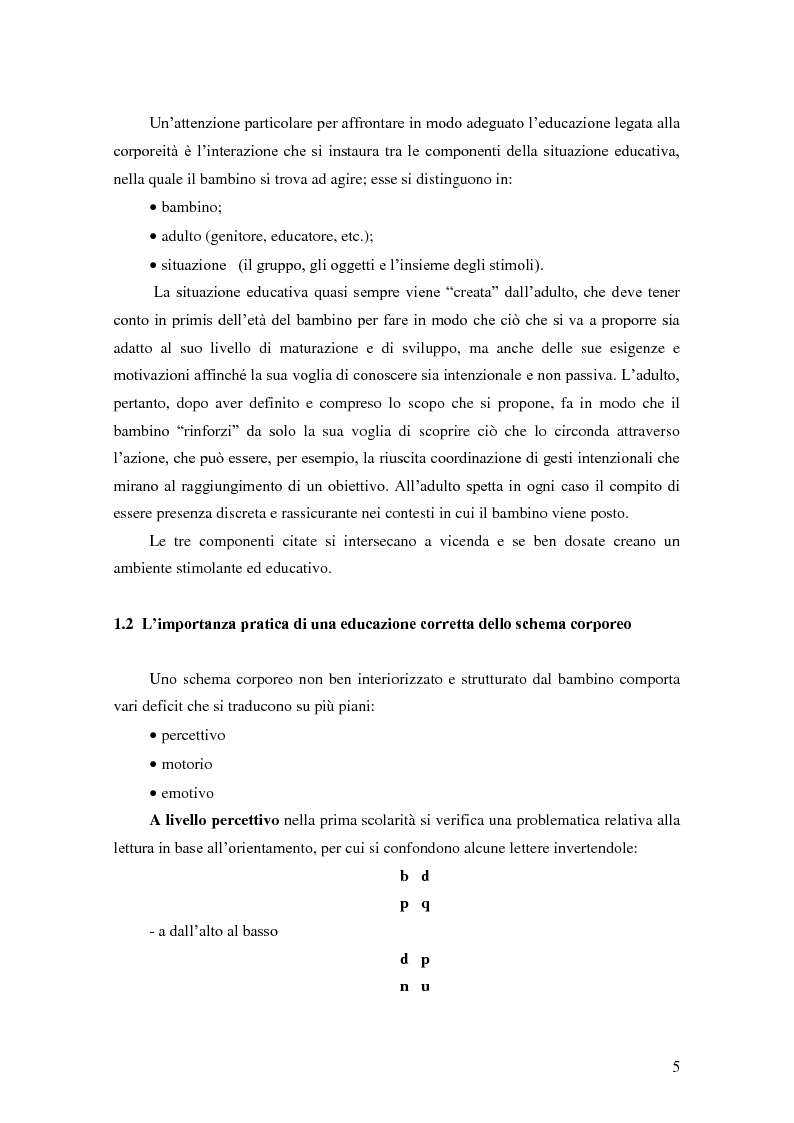 Anteprima della tesi: Formulare un progetto per operatori di psicomotricità sulla base dell'esperienza di tirocinio, Pagina 3