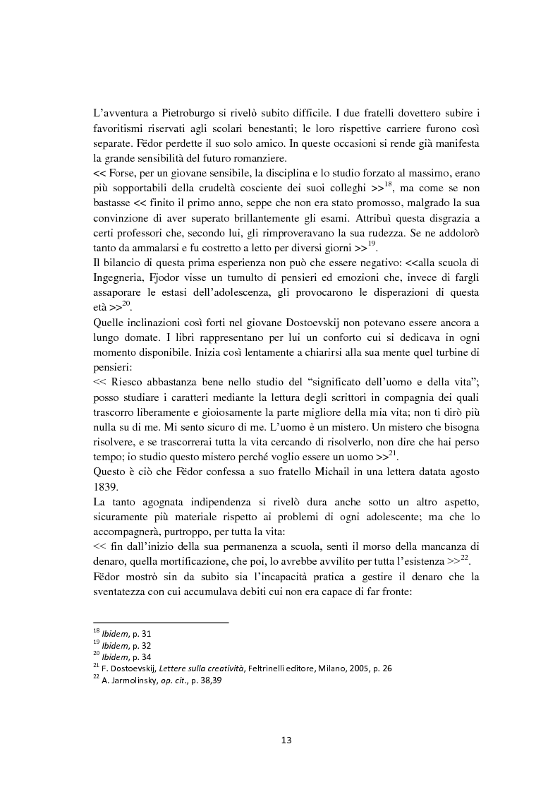 Anteprima della tesi: F. Dostoevskij. Antropologia e polifonia, Pagina 10