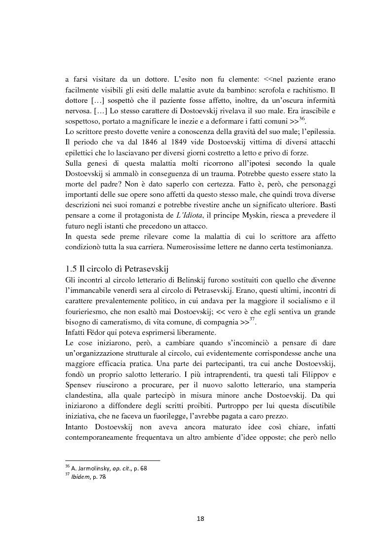 Anteprima della tesi: F. Dostoevskij. Antropologia e polifonia, Pagina 15