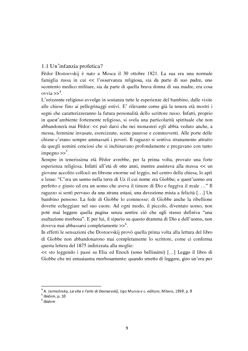 Anteprima della tesi: F. Dostoevskij. Antropologia e polifonia, Pagina 6