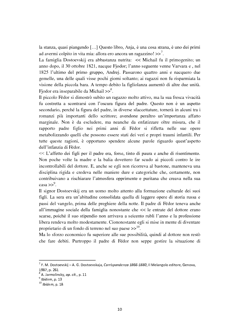Anteprima della tesi: F. Dostoevskij. Antropologia e polifonia, Pagina 7