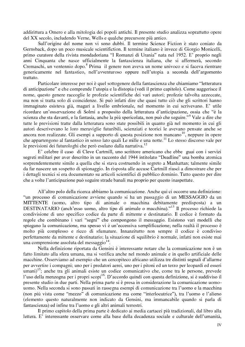 Anteprima della tesi: La comunicazione nella fantascienza, Pagina 3