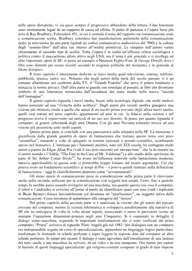 Anteprima della tesi: La comunicazione nella fantascienza, Pagina 4