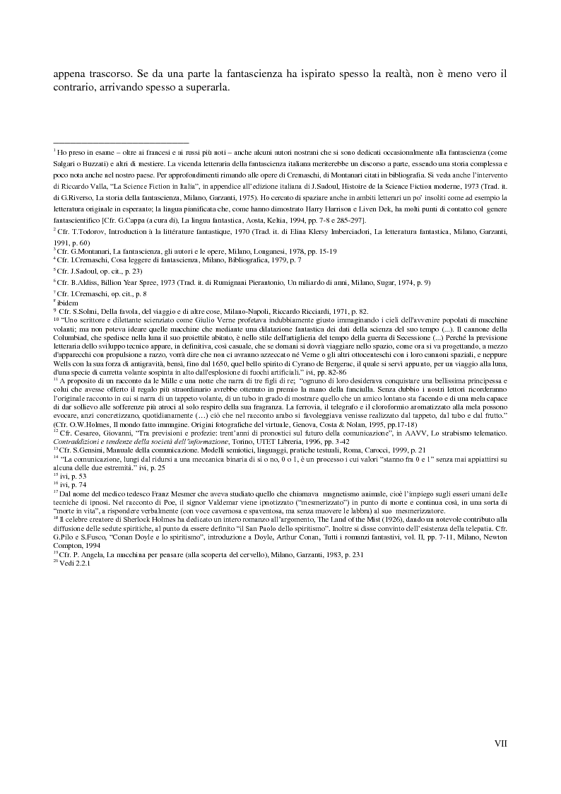Anteprima della tesi: La comunicazione nella fantascienza, Pagina 6