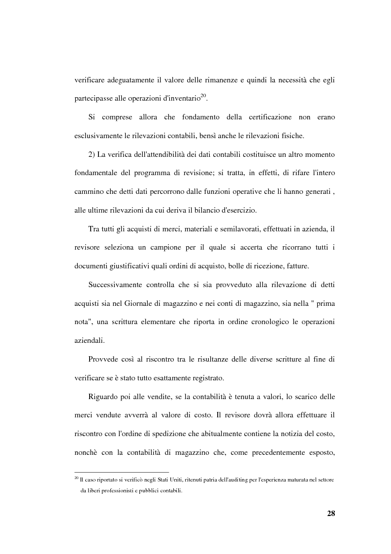 Anteprima della tesi: La revisione delle rimanenze nel bilancio d'esercizio, Pagina 11