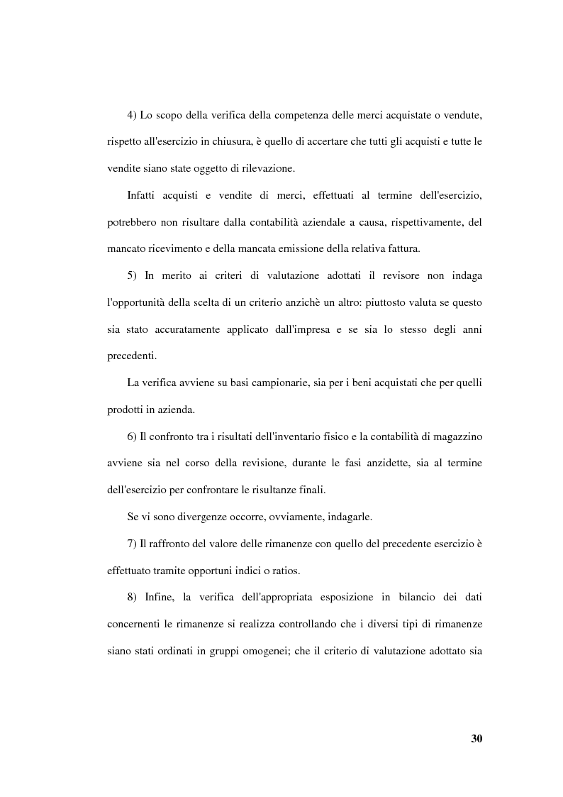 Anteprima della tesi: La revisione delle rimanenze nel bilancio d'esercizio, Pagina 13