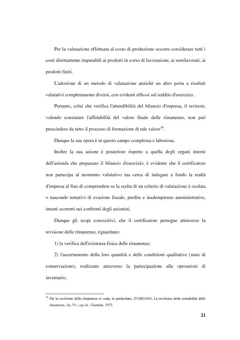 Anteprima della tesi: La revisione delle rimanenze nel bilancio d'esercizio, Pagina 4