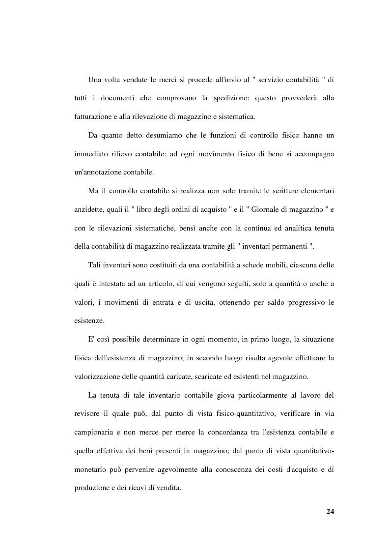 Anteprima della tesi: La revisione delle rimanenze nel bilancio d'esercizio, Pagina 7