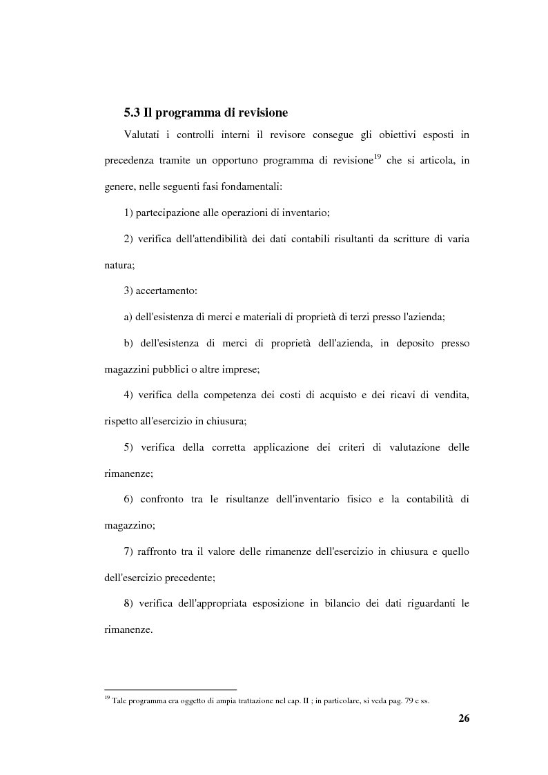 Anteprima della tesi: La revisione delle rimanenze nel bilancio d'esercizio, Pagina 9