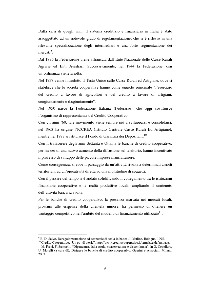 Anteprima della tesi: Le strategie delle banche di credito cooperativo nel settore dell'intermediazione mobiliare, Pagina 7