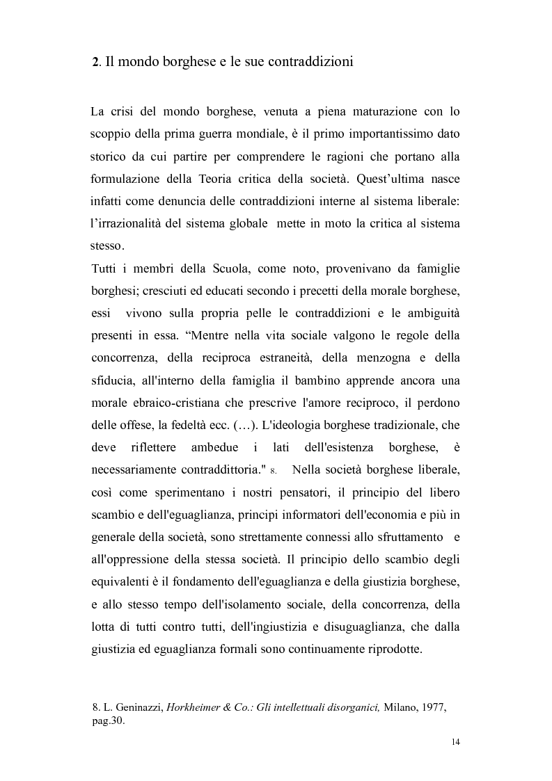 Anteprima della tesi: Herbert Marcuse, tra Marxismo e Teoria Critica , Pagina 11