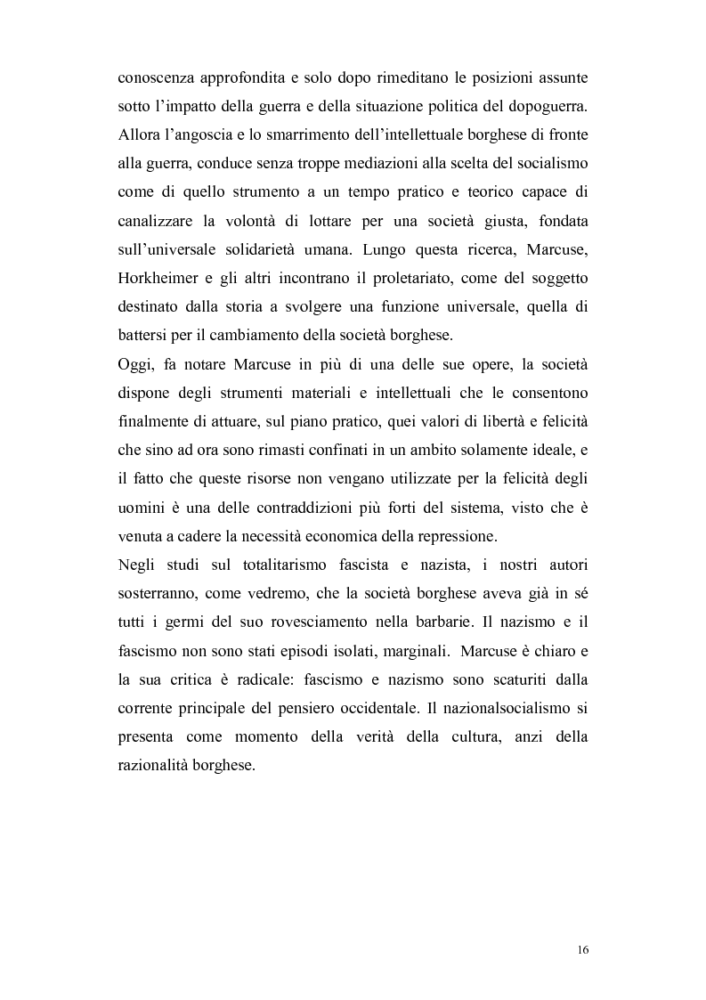 Anteprima della tesi: Herbert Marcuse, tra Marxismo e Teoria Critica , Pagina 13